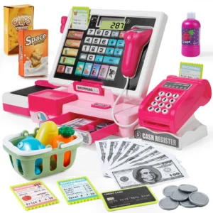 Cash Register Playset with Real Calculator