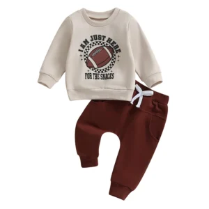 Infant Baby Boy Football Print Sweatshirt