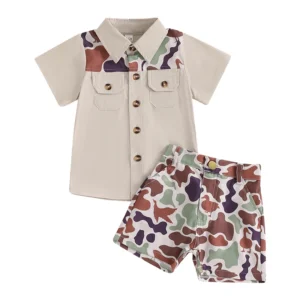 Infant Boy Shorts Set2 Piece Outfit