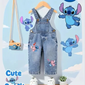 Disney Stitch Patterned Girls Y2K Casual