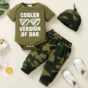 0-18 Months Newborn Baby Boy 3PCS Clothes