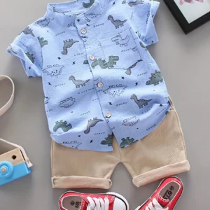 Infant and toddler dinosaur pattern short