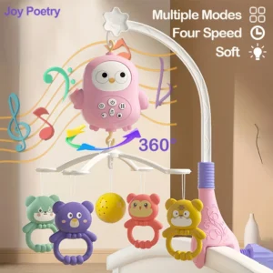 Baby Mobile Soft Nite Light & Multi-Soothing Modes