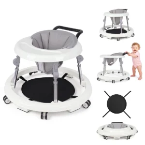 Kmaier Baby Walker, Walker for Babies, Anti‑Rollover Foldable