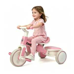 Montessori‑Inspired 2‑in‑1 Toddler Tricycle & Balance Bike,