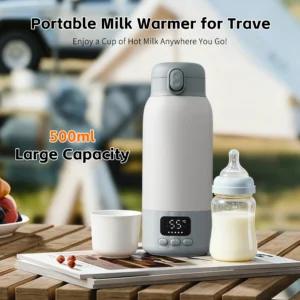 Portable Baby Bottle Warmer for Breast Milk, 17OZ