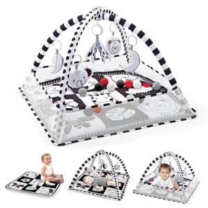 Gym Play Mat Newborn Baby Activity Gym Mat 0-36mo