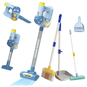 Kids Simulation Electric Vacuum Cleaner Cleaning Set