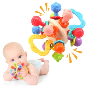 Baby Toy Manhattan Round Ball and Teethers Toys For Infant