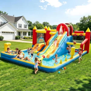 Jump 'N Slide Inflatable Bouncer Heavy Duty Blower Stakes Repair Patches