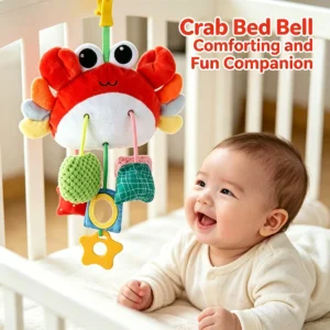 Crab Baby Bed Hanging Drawstring Music Rattles Teether