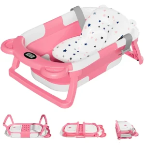 Newborn Collapsible Baby Bathtub Portable Travel Tub