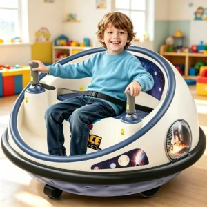 12V  Remote Control, 360° Spin, LED Light, Indoor Outdoor